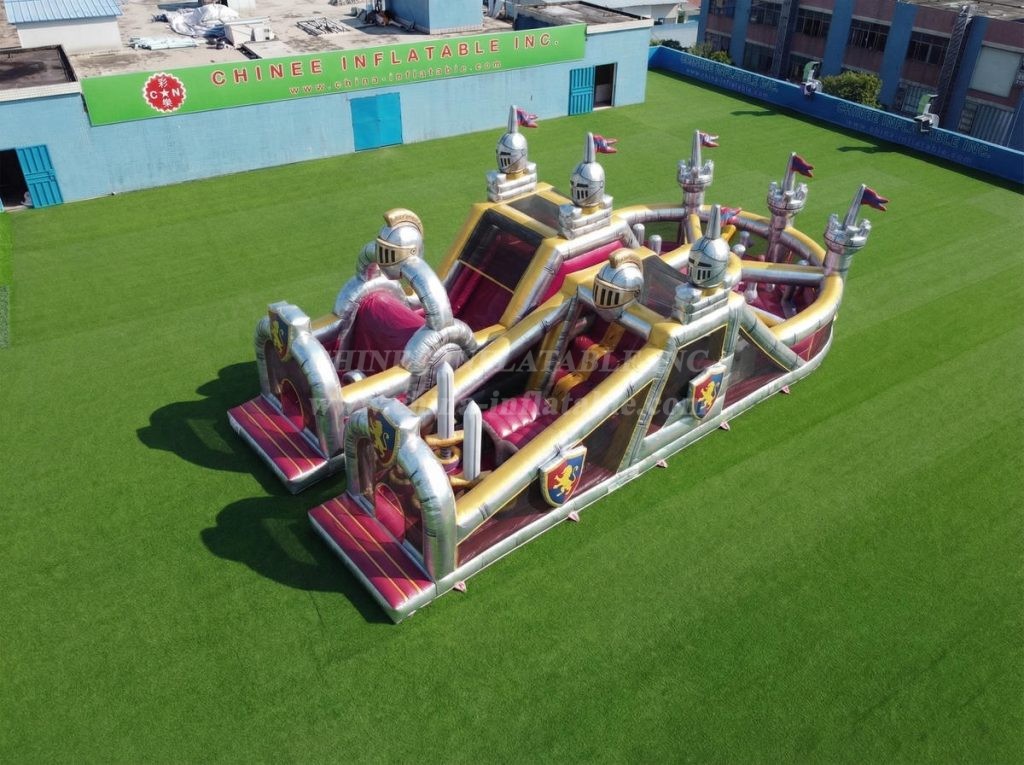 T7-5094 Knight Theme Inflatable Obstacle Courses