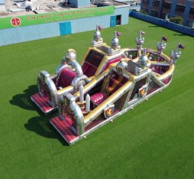 T7-5094 Knight Theme Inflatable Obstacle Courses