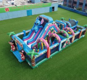 T7-5095 Lilo & Stitch Theme Inflatable Obstacle Courses