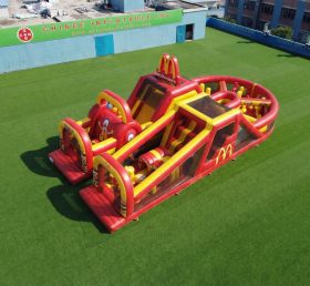 T7-5102 McDonald Theme Inflatable Obstacle Courses