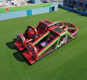 T7-5107 Miraculous Ladybug Theme Inflatable Obstacle Courses