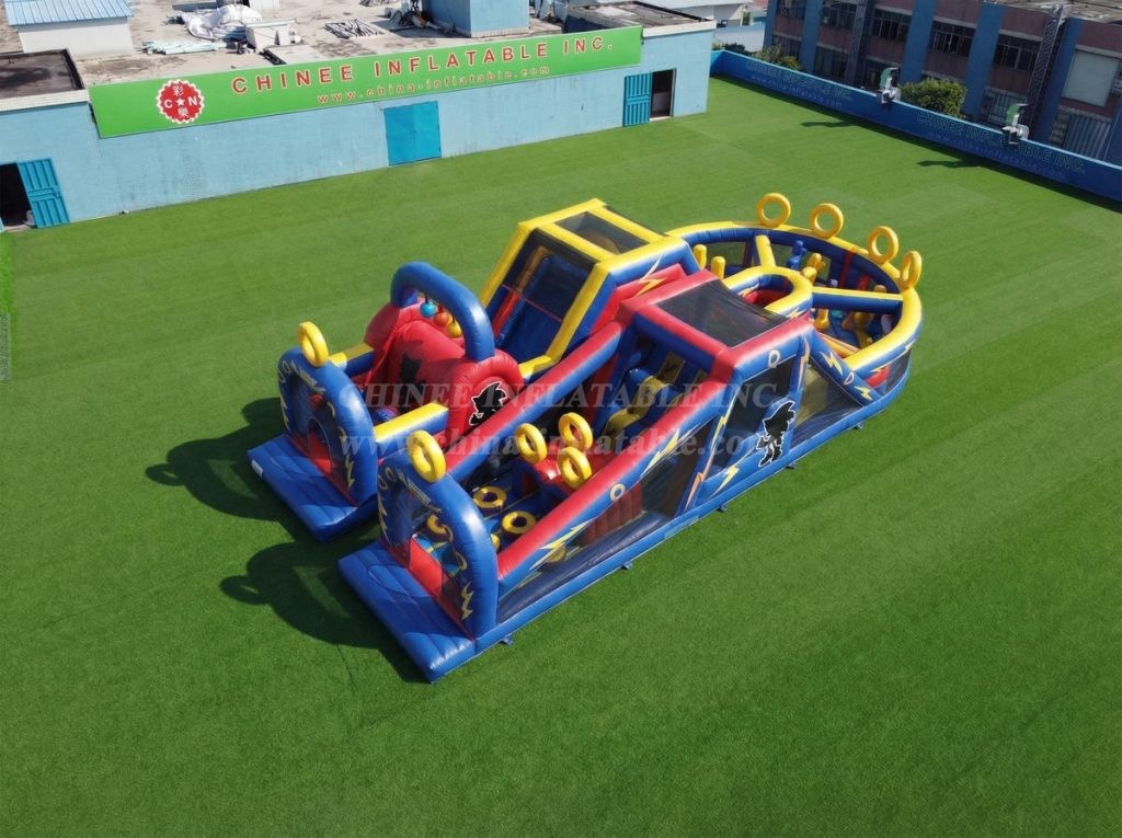 T7-5150 Sonic Theme Inflatable Obstacle Courses