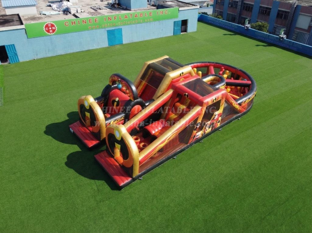 T7-5164 The Incredibles Theme Inflatable Obstacle Courses
