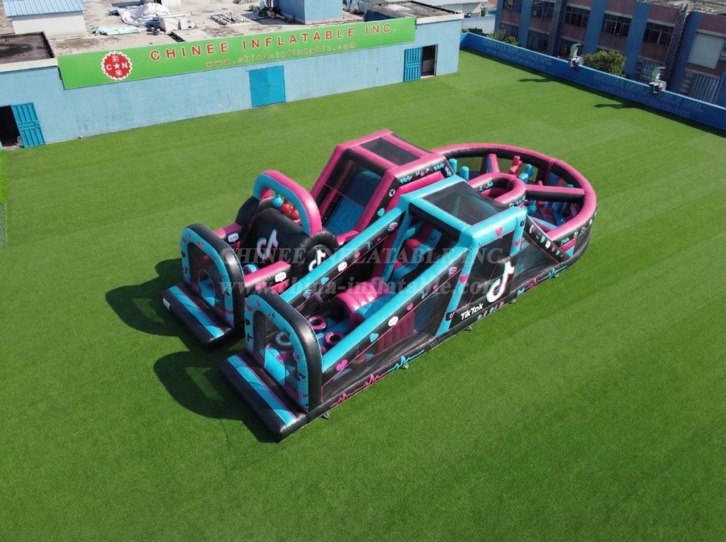 T7-5170 TikTok Theme Inflatable Obstacle Courses