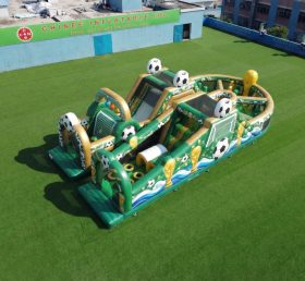 T7-5187 World Cup Theme Inflatable Obstacle Courses