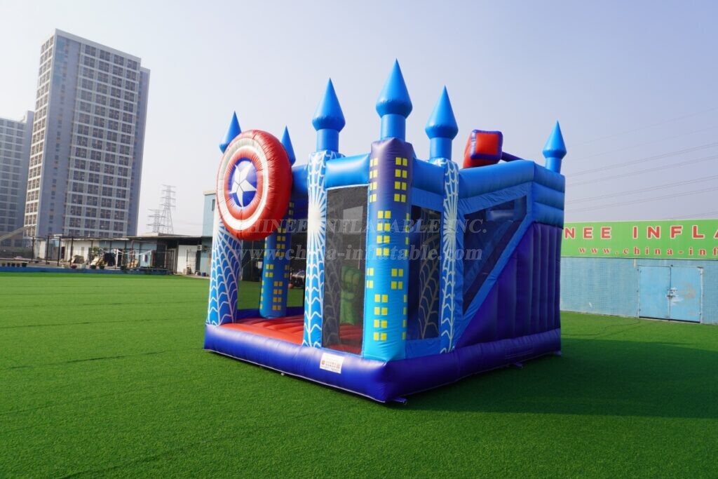 T5-1002I Marvel Superhero Themed Bouncy Castle