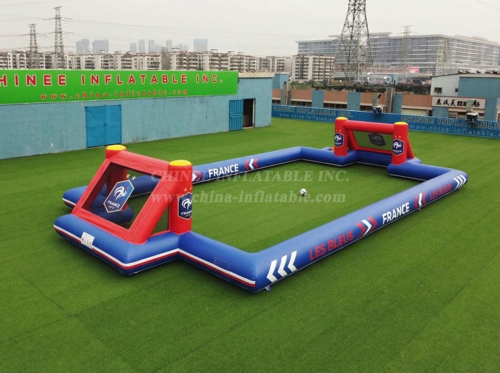 T11-926FR France Theme Inflatable Soccer Field