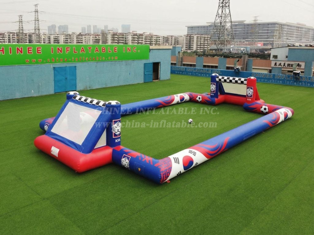 T11-926KR South Korea Theme Inflatable Soccer Field