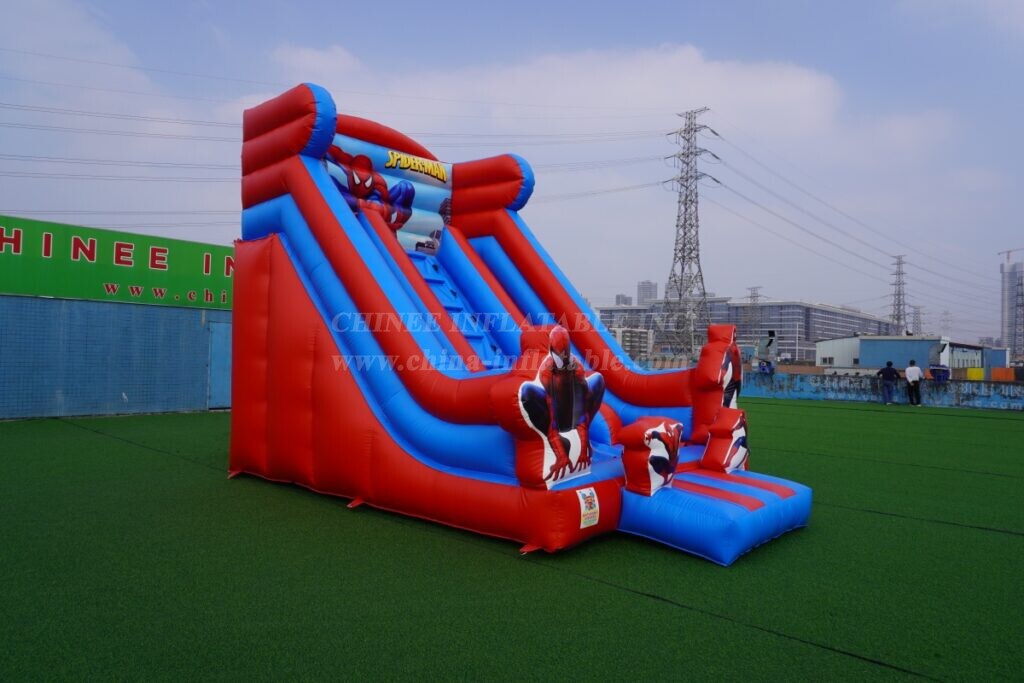 T8-6003B Spider-Man Themed Inflatable Slide