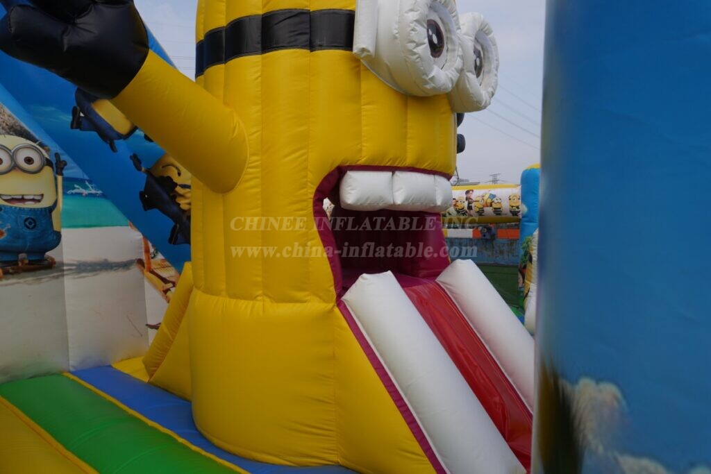 T6-8488 Minions themed Inflatable FunCity