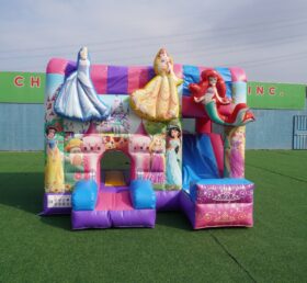 T2-4794B Princess Party Theme Inflatable Castle with Slide