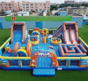 GF3-1432 Blippi Wonders Theme Inflatable Playground