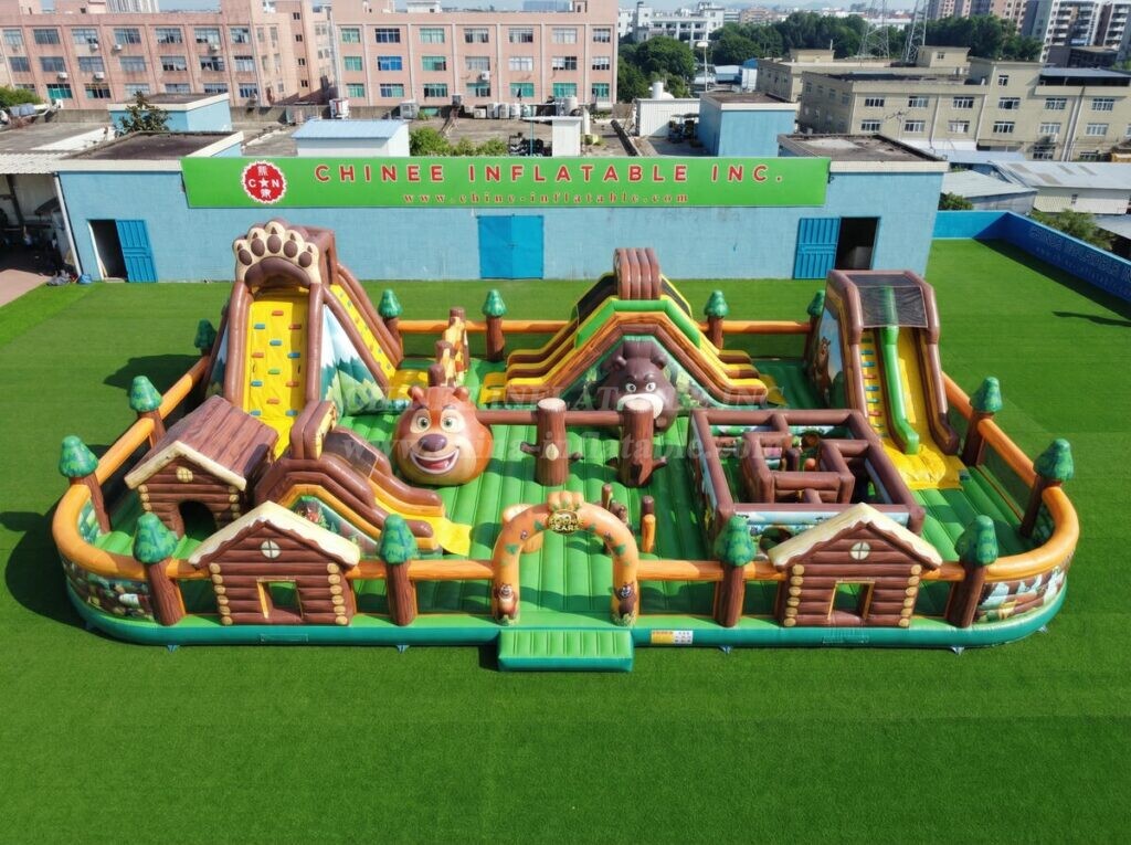 GF3-1437 Boonie Bears Theme Inflatable Playground
