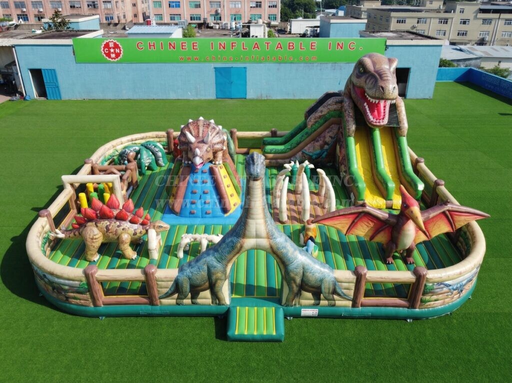 GF3-1447 Dinosaur Theme Inflatable Playground