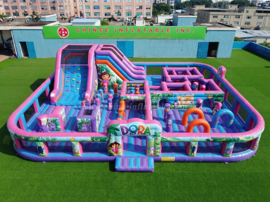 GF3-1450 Dora Theme Inflatable Playground