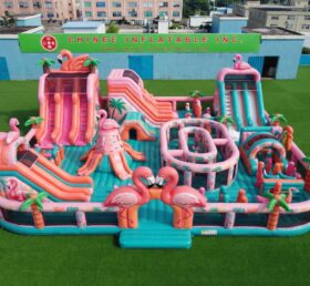 GF3-1458 Flamingo Theme Inflatable Playground