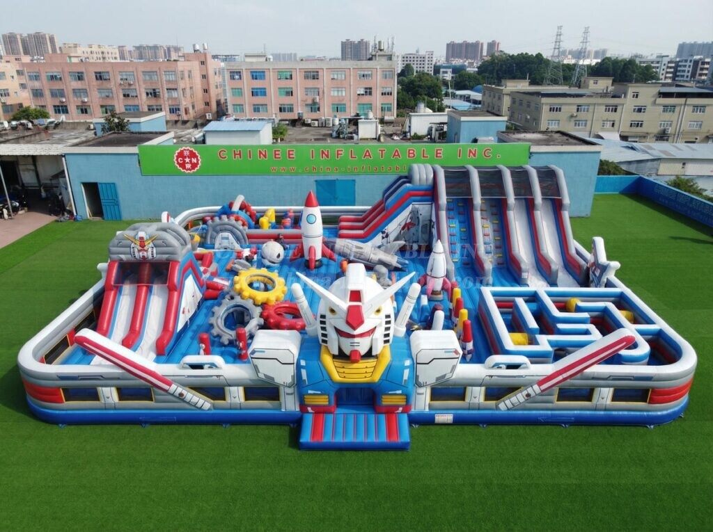 GF3-1464 Gundam Theme Inflatable Playground
