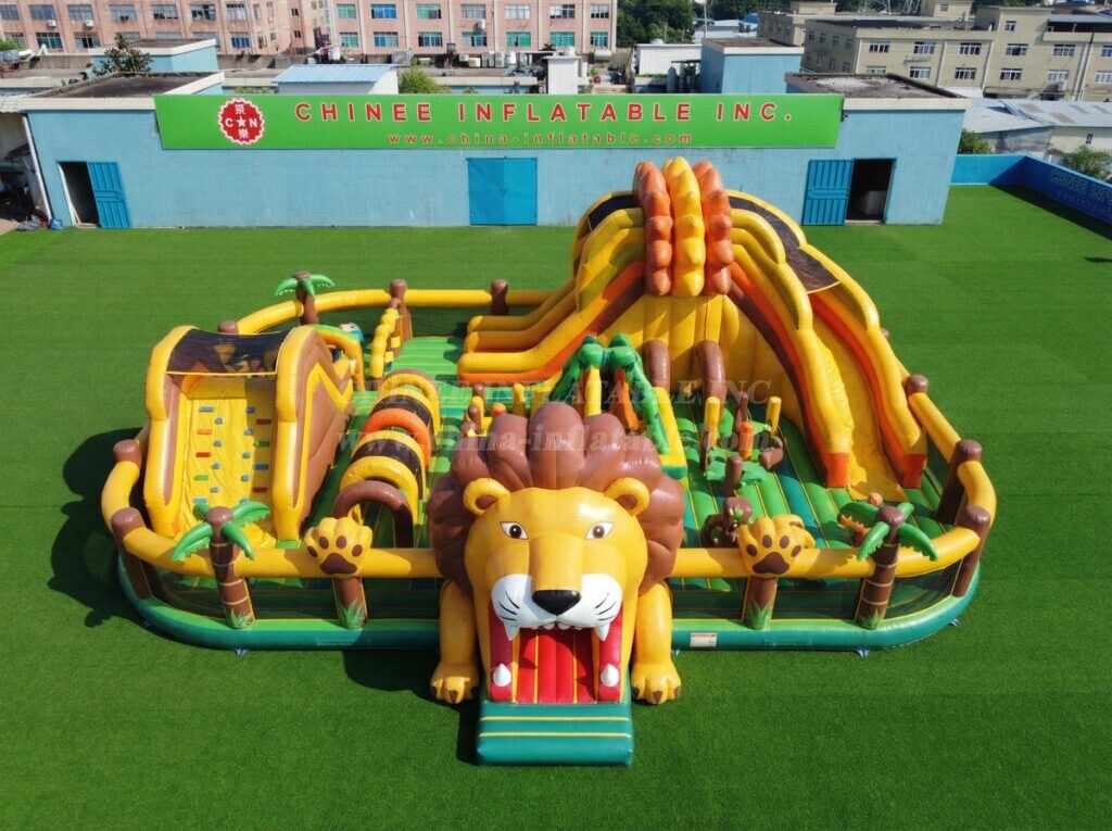 GF3-1471 Lion Theme Inflatable Playground