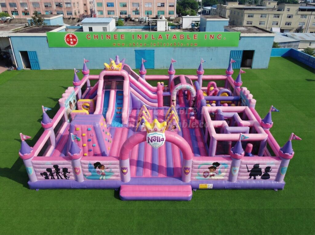 GF3-1488 Nella Knight Theme Inflatable Playground