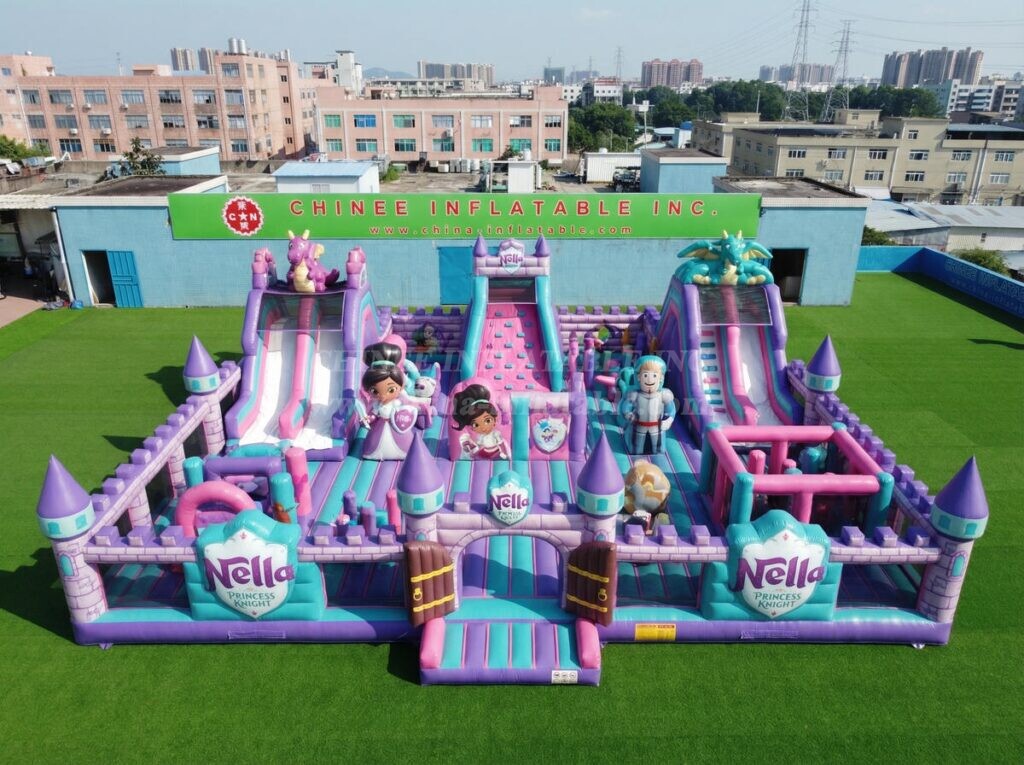GF3-1489 Nella Knight Theme Inflatable Playground