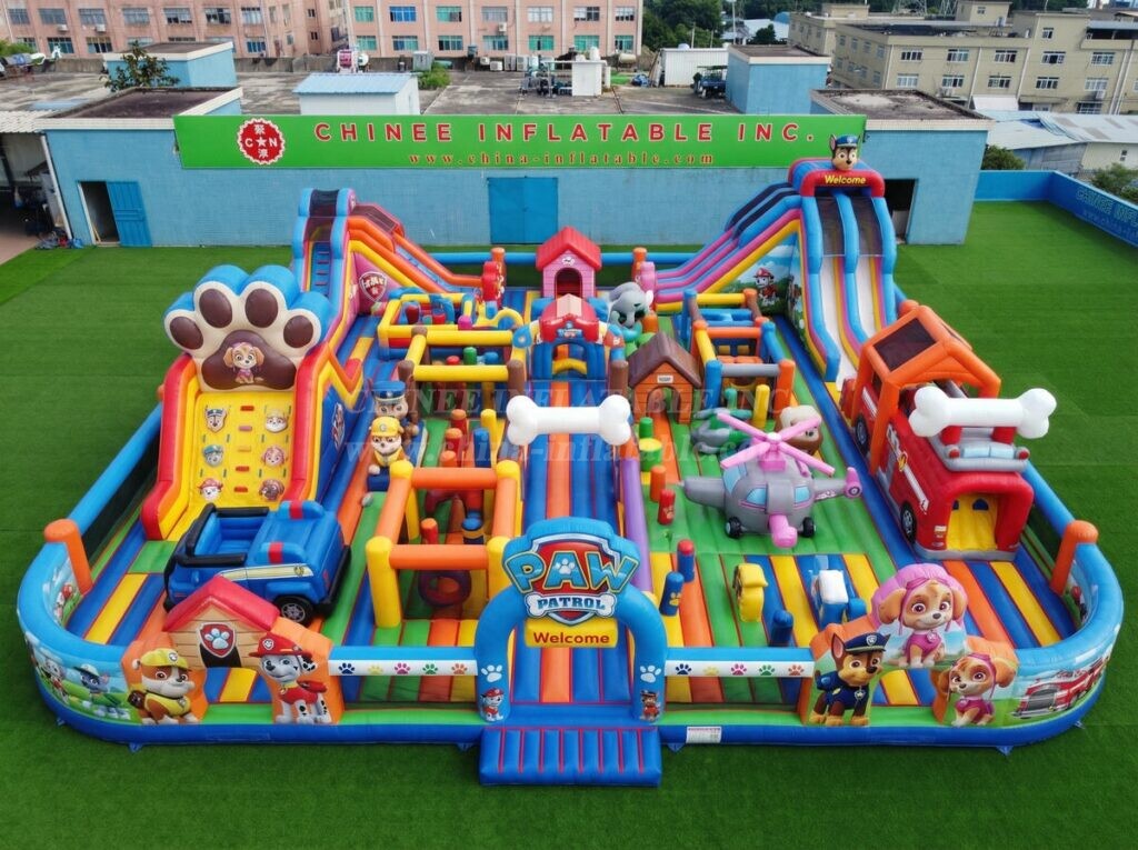 GF3-1492 Paw Patrol Theme Inflatable Playground
