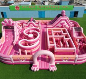GF3-1496 Pink Panther Theme Inflatable Playground