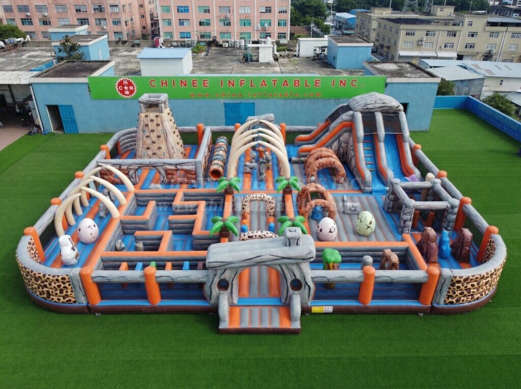 GF3-1516 The Flintstones Theme Inflatable Playground