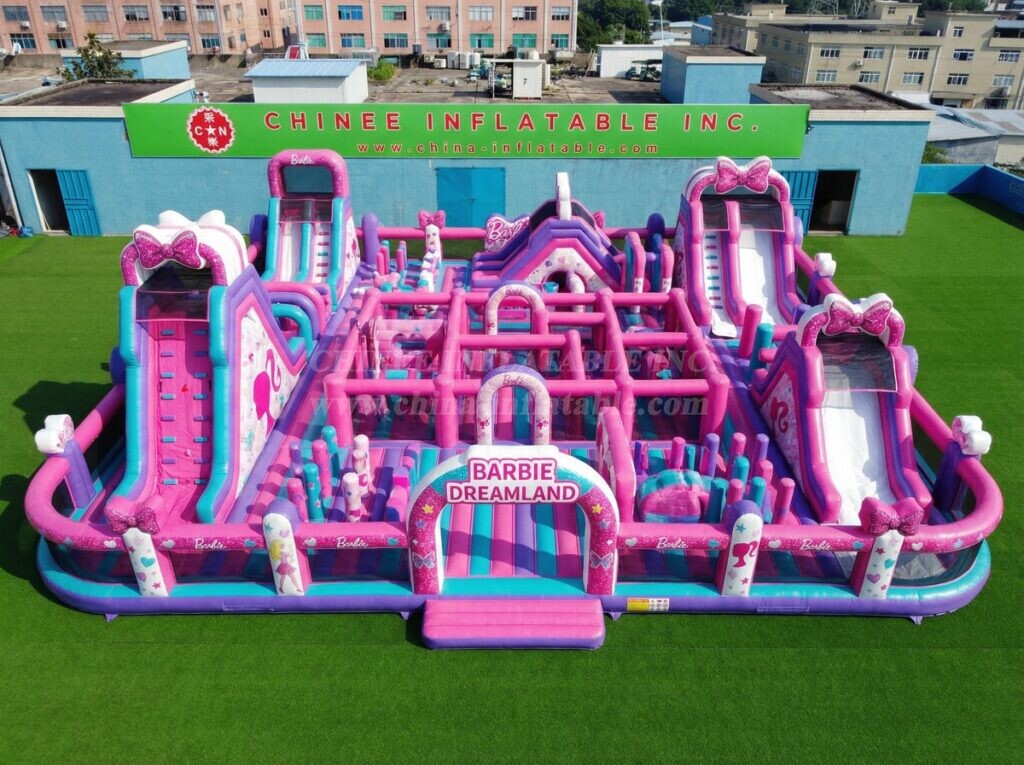 GF3-1531 Barbie Theme Inflatable Park