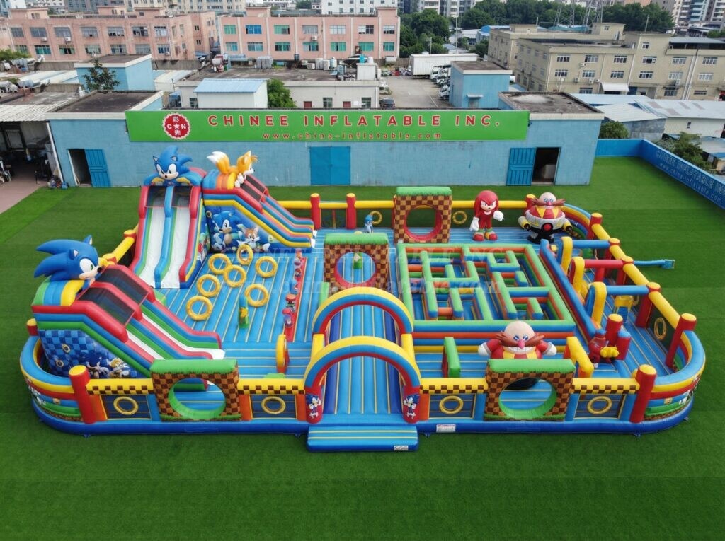 GF3-1554 Sonic Theme Inflatable Park