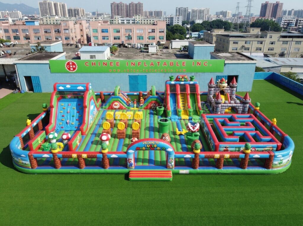 GF3-1557 Super Mario Theme Inflatable Park