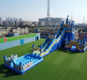 GS2-115 Castle Kingdom Theme Giant Inflatable Water Slide