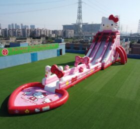 GS2-140 Hello Kitty Theme Giant Inflatable Water Slide