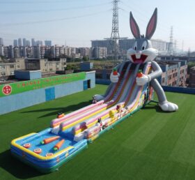 GS2-152 Looney Tunes Theme Giant Inflatable Water Slide