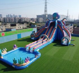 GS2-164 Octopus Theme Giant Inflatable Water Slide