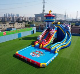 GS2-167 Paw Patrol Theme Giant Inflatable Water Slide
