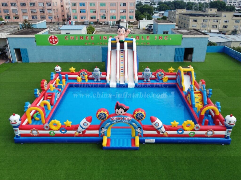 Pool3-850 Astro Boy Theme Inflatable Pool Water Park