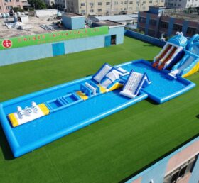 Pool3-923 Whale Theme Inflatable Pool Water Park