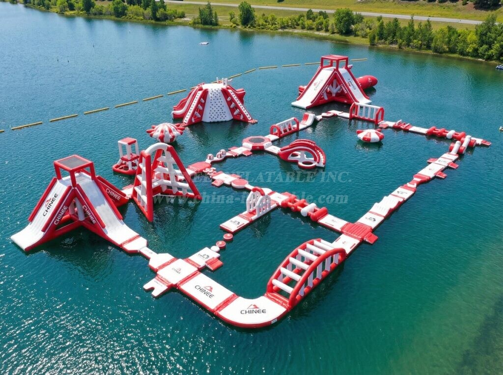 S595 Inflatable Water Park Aqua Park Water Island