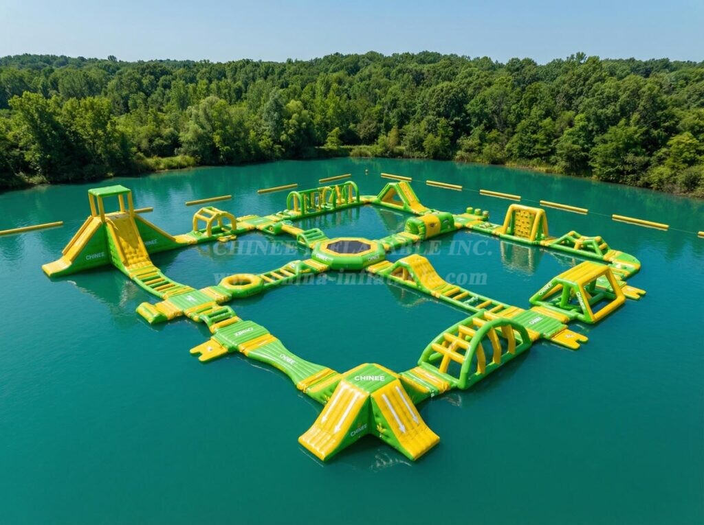 S610 Inflatable Water Park Aqua Park Water Island