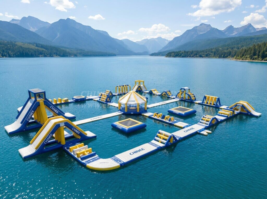 S612 Inflatable Water Park Aqua Park Water Island