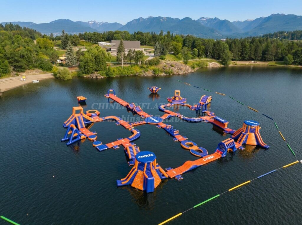 S614 Inflatable Water Park Aqua Park Water Island