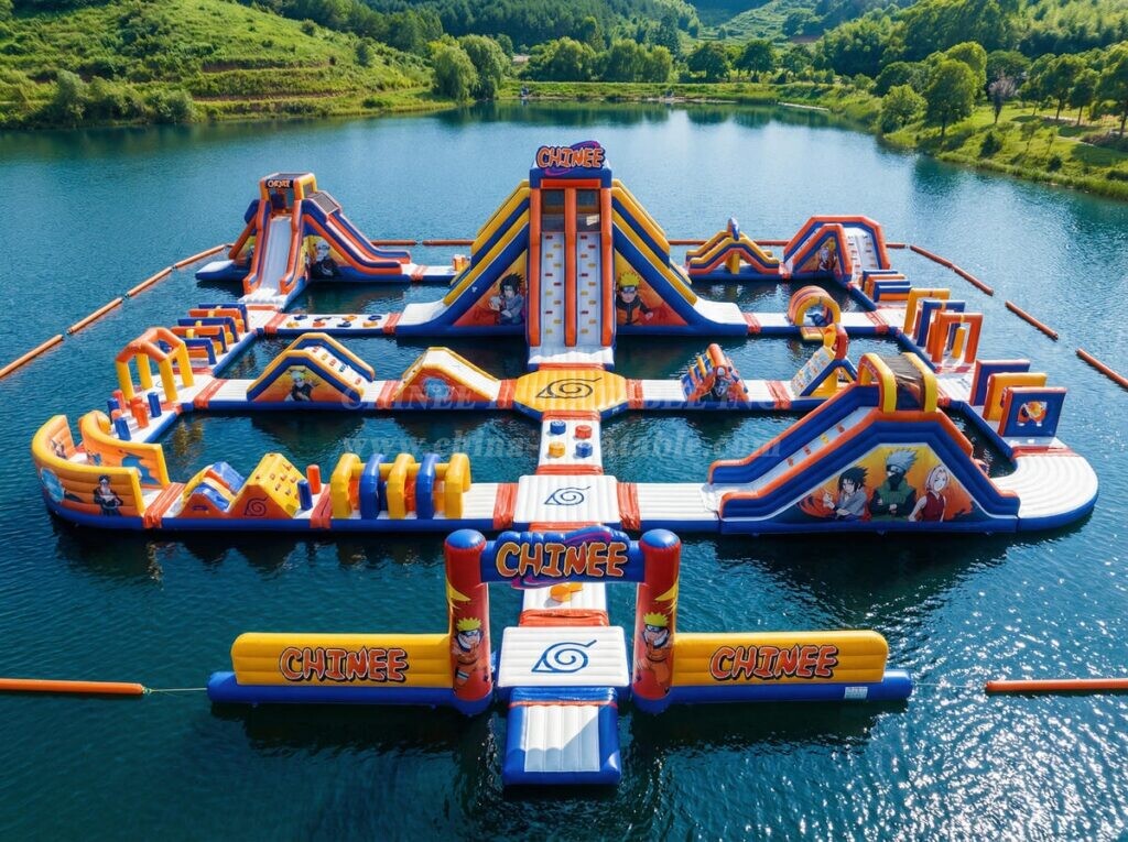 S642 Naruto Theme Inflatable Water Park