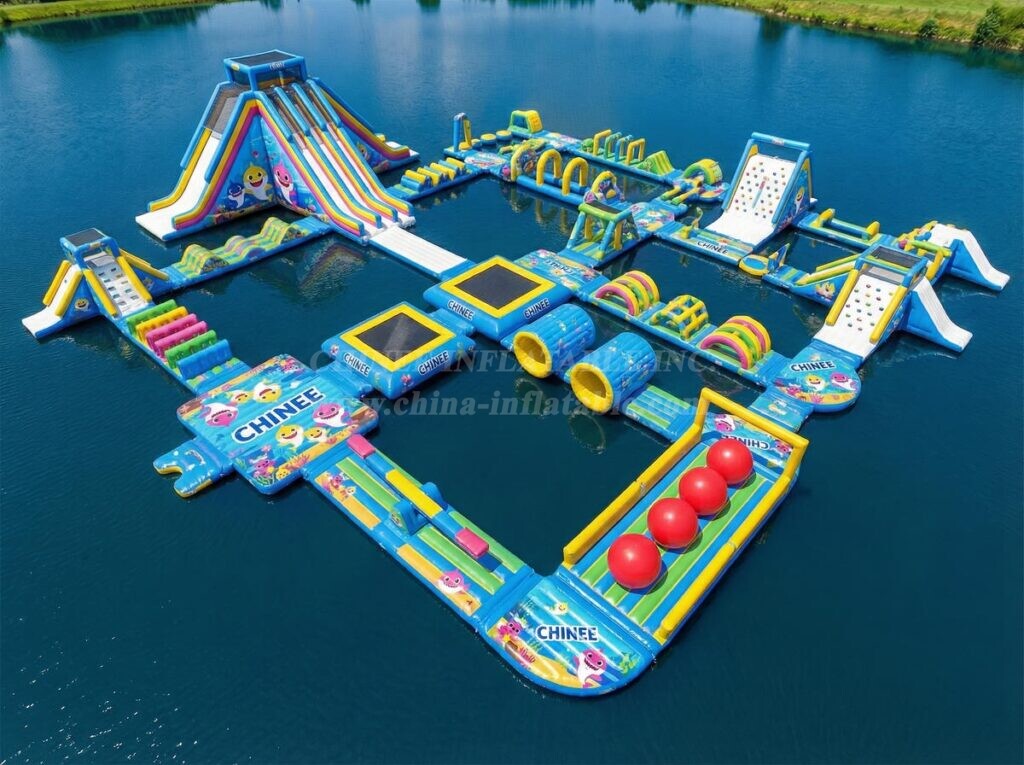 S664 Baby Shark Theme Inflatable Water Park
