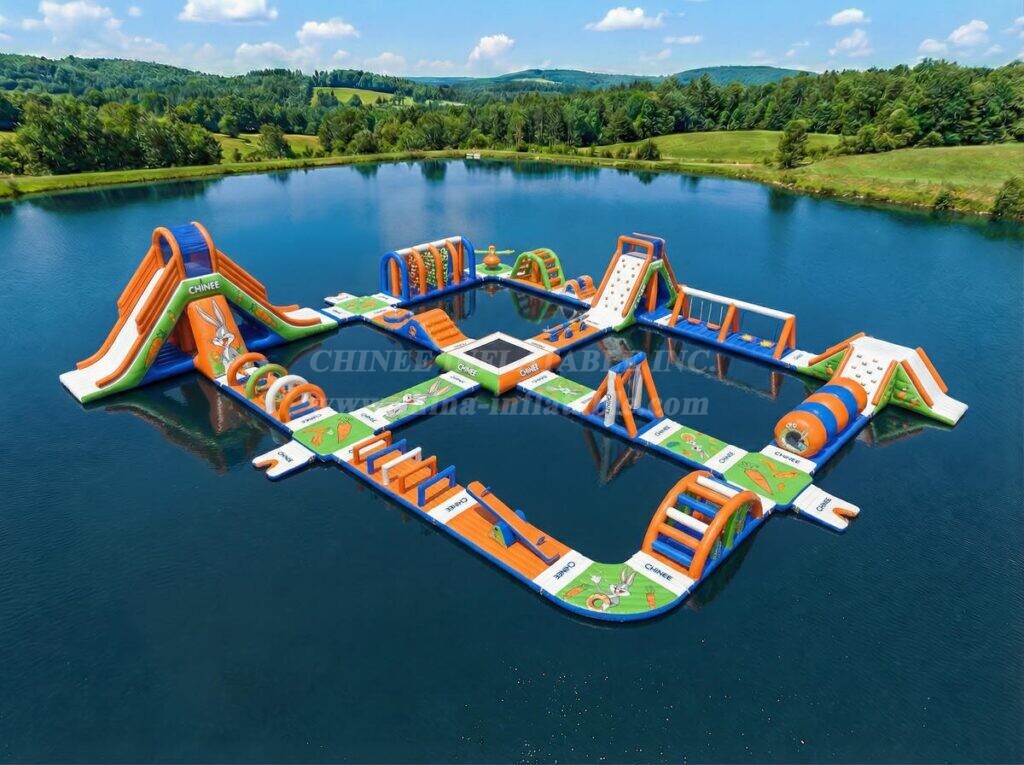 S692 Looney Tunes Theme Inflatable Water Park