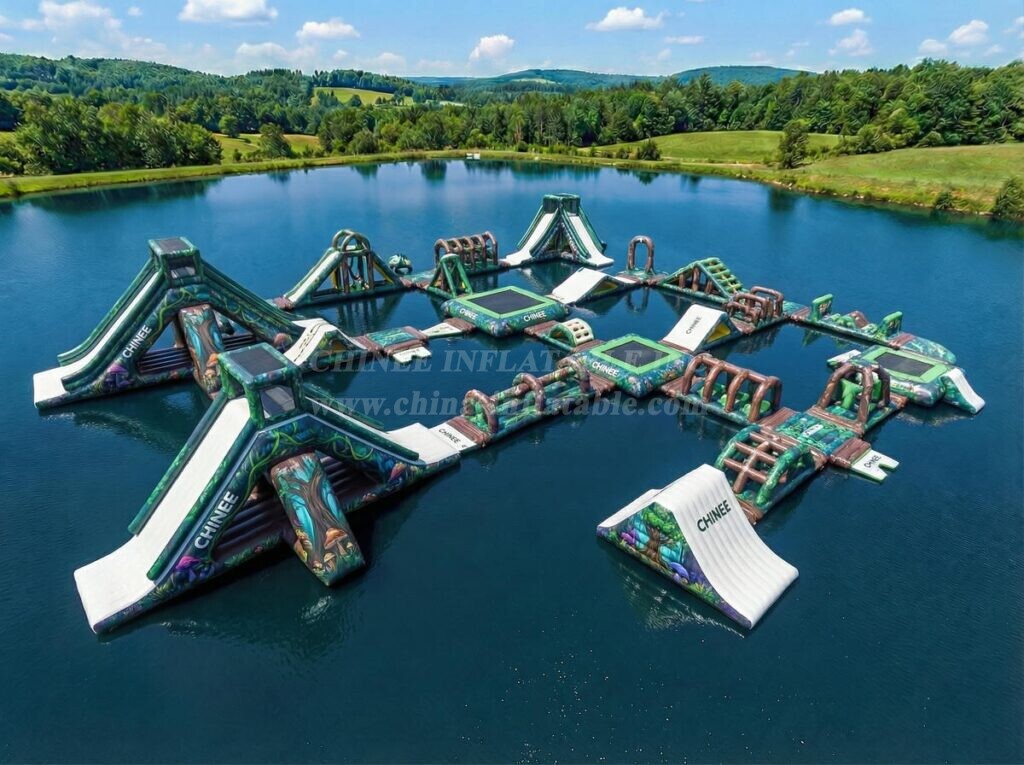 S693 Magic Forest Theme Inflatable Water Park