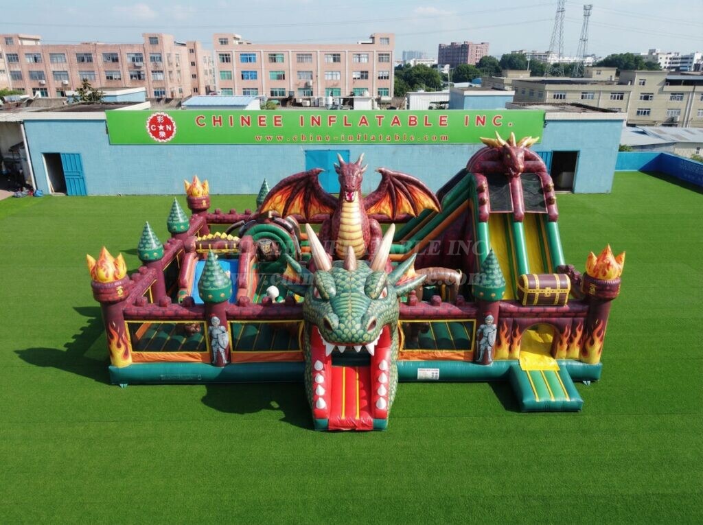 T2-7115 Dragon Theme Inflatable Bouncer