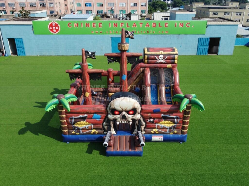 T2-7145 Pirates Theme Inflatable Bouncer