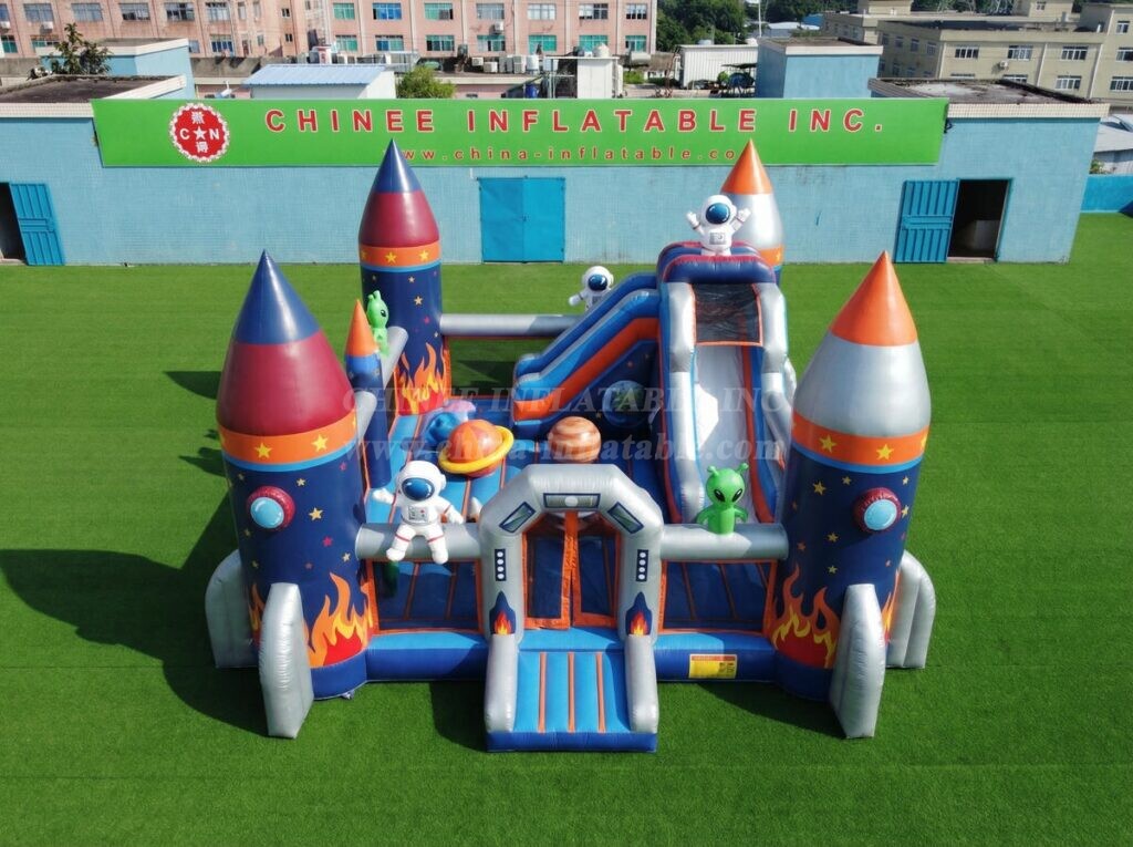 T2-7152 Rocket Theme Inflatable Bouncer