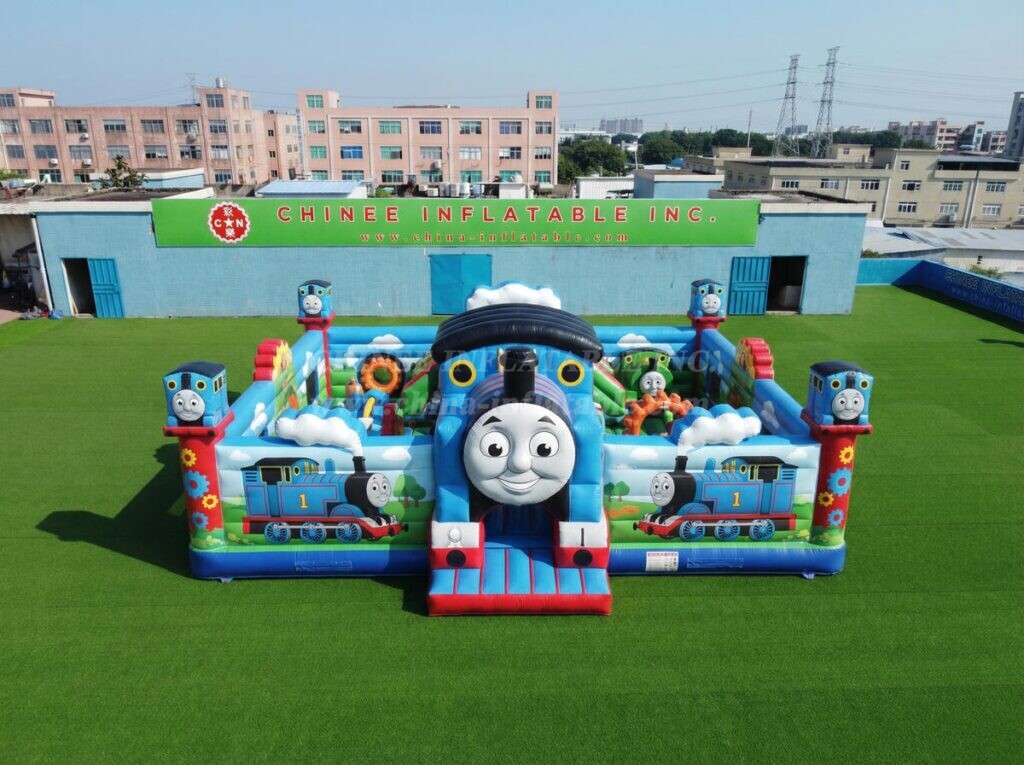 T2-7166 Thomas & Friends Theme Inflatable Bouncer