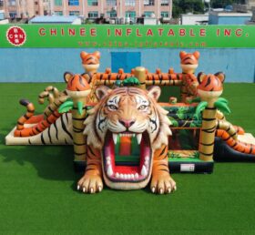 T2-7167 Tiger Theme Inflatable Bouncer